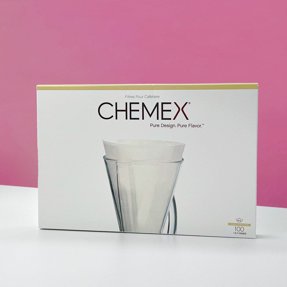Chemex 3 tasses : 100 filtres à café en papier