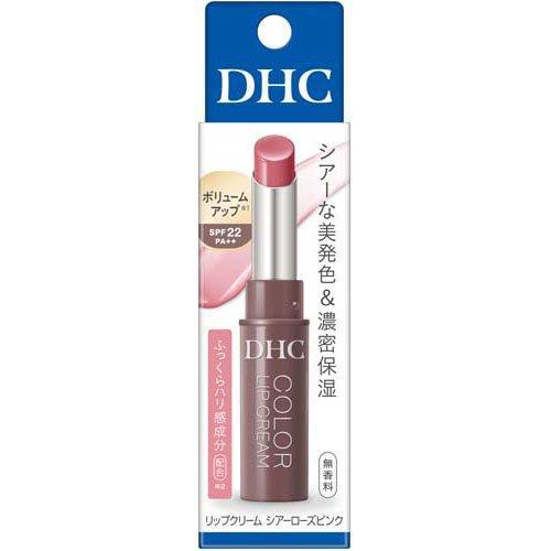 DHC Color Lip Cream Moisturizing Lip Balm Sheer Pink SPF22 0.05 oz