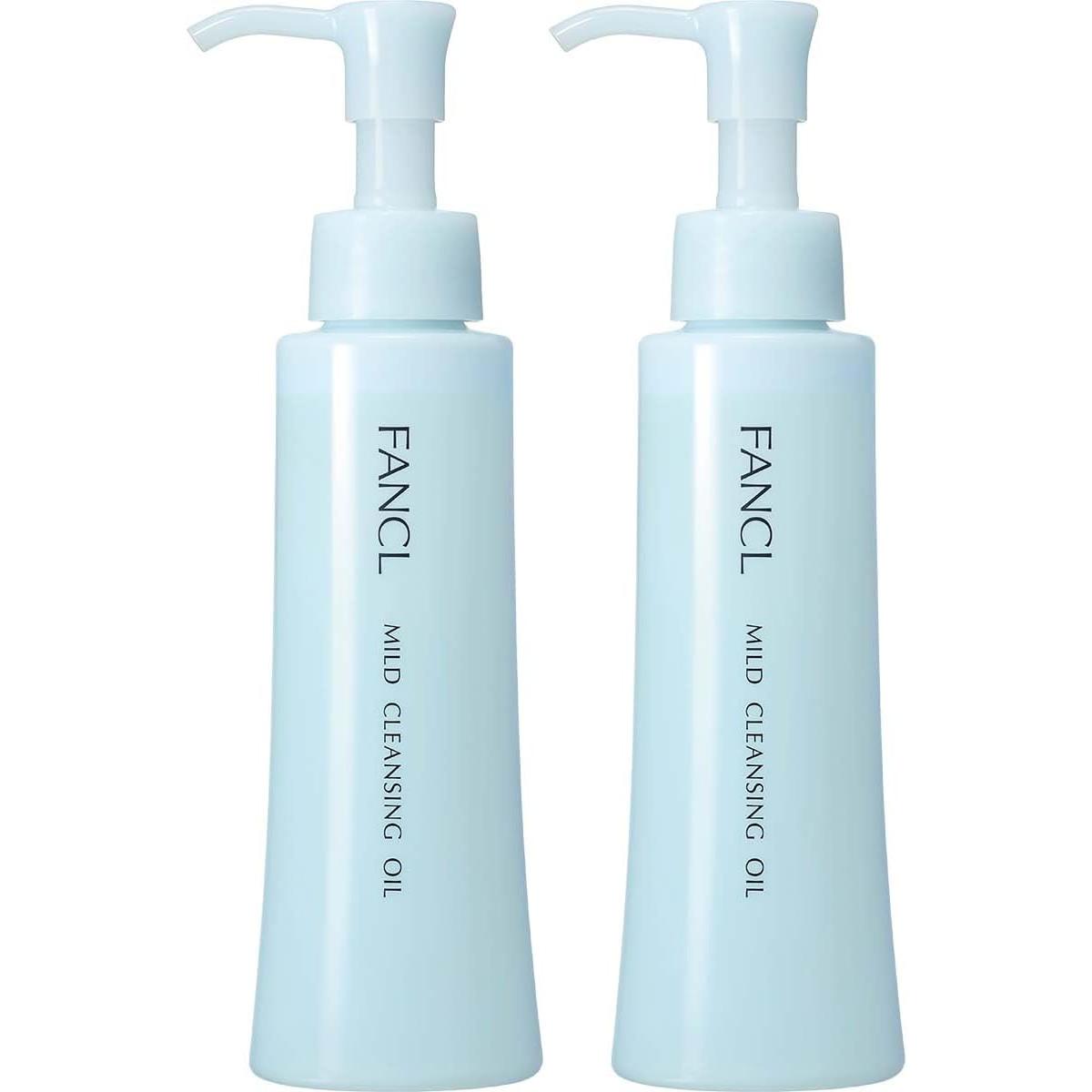 FANCL Mild Cleansing Oil Makeup Remover for Sensitive Skin 4.1 fl oz (Pack of 2)