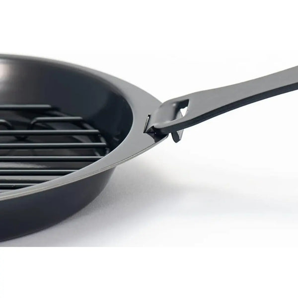 Summit Multipurpose Iron Cooking Pot with Oil Drain Tray 6.3"