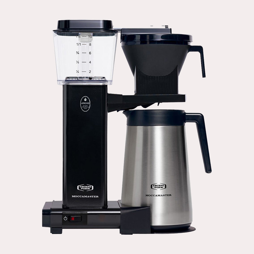 moccamaster kbgt avec verseur isotherme pour un café filtre haut de gamme et professionnel