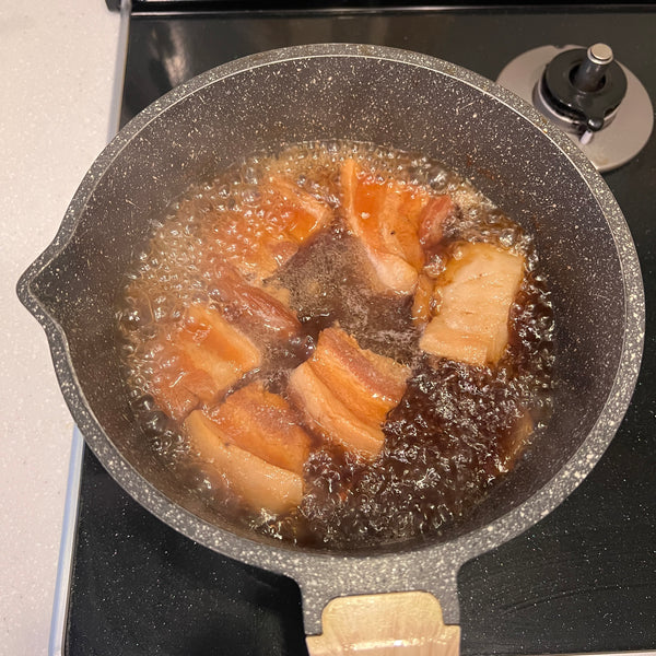 reducing the buta no kakuni broth
