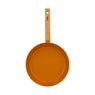 Poêle Ector induction aluminium revêtu manche en bois 24 cm jaune Ogo - Mathon - 2
