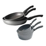 Lot 3 casseroles et 3 poêles revêtement Dur comme la pierre Mathon - Mathon - 1