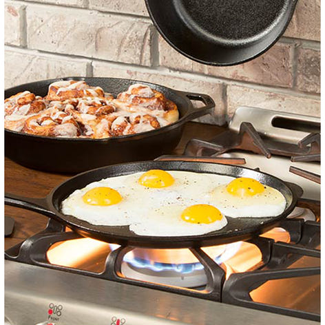 Poêle à crêpes en fonte naturelle de 26 cm Lodge - Mathon - 2
