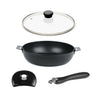 Lot sauteuse Cookway 24cm avec poignée, anse et couvercle Cristel - Mathon - 1