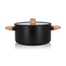 Faitout Ector induction aluminium revêtu 24 cm Ogo - Mathon - 1