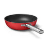 Wok aluminium antiadhésif 30 cm rouge mat Smeg - Mathon - 3