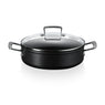 Sauteuse rondeau anti-adhérente Les Forgées 28 cm et couvercle en verre Le Creuset - Mathon - 1