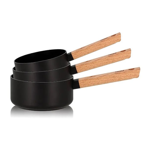 Lot 3 casseroles anti-adhérentes Ector 16, 18 et 20 cm Ogo - Mathon - 1