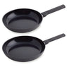 Lot de 2 poêles antiadhérentes Céramique Plus 24 et 28 cm  Mathon - Mathon - 1
