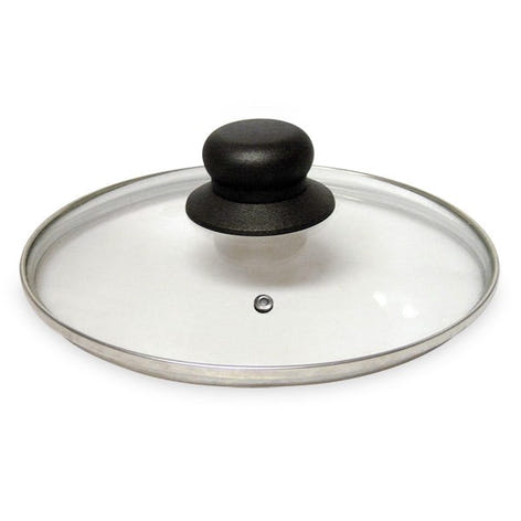 Couvercle en verre cerclé inox 24 cm Baumalu - Mathon