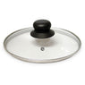Couvercle en verre cerclé inox 32 cm Baumalu - Mathon