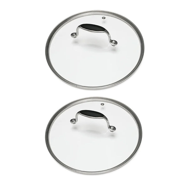 Lot de 2 couvercles en verre Excell