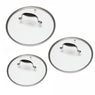 Lot de 3 couvercles en verre Excell