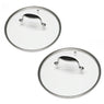 Lot de 2 couvercles en verre Excell