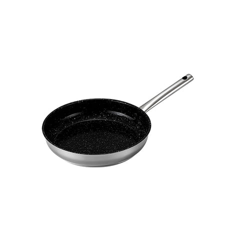 Poêle inox avec revêtement céramique 24 cm  Kitchenpro - Mathon - 1