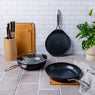 Poêle à crêpes aluminium avec revêtement céramique Castel’Pro Ultralu 24 cm Cristel - Mathon - 6