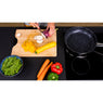 Lot de 3 poêles en inox avec revêtement céramique 20, 24 et 28 cm  Kitchenpro - Mathon - 3