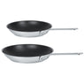 Lot 2 poêles inox antiadhérentes 1826 24 et 28 cm Cristel - Mathon - 1