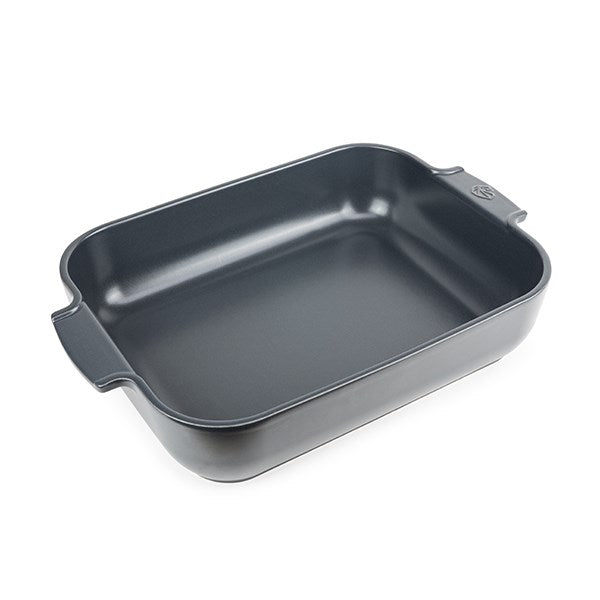 Plat four céramique Appolia rectangulaire ardoise 40 cm Peugeot - Mathon - 1