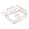 Plat à four céramique Appolia rectangulaire ardoise 25 cm Peugeot - Mathon - 2