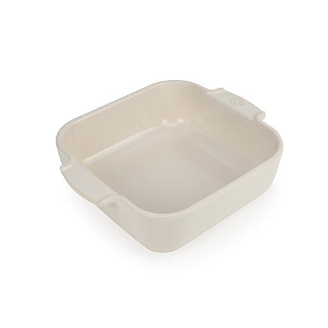 Plat à four céramique Appolia carré écru 21 cm Peugeot - Mathon - 1