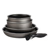 Set 2 poêles et 2 casseroles anti-adhésives Délice et manche amovible Mathon - Mathon - 1