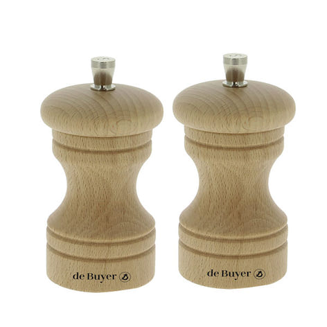 Lot moulins à poivre et à sel Paso 10 cm De Buyer - Mathon