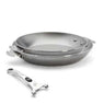 Lot 2 poêles acier Minéral B Loqy 24 et 28 cm et manche amovible De Buyer - Mathon - 1