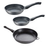 Lot 3 poêles revêtement Dur comme la pierre 20, 28 et 32 cm Mathon - Mathon - 1