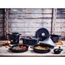 Poêle grill en fonte émaillée 28 cm Nori 3 L noir Beka - Mathon - 3