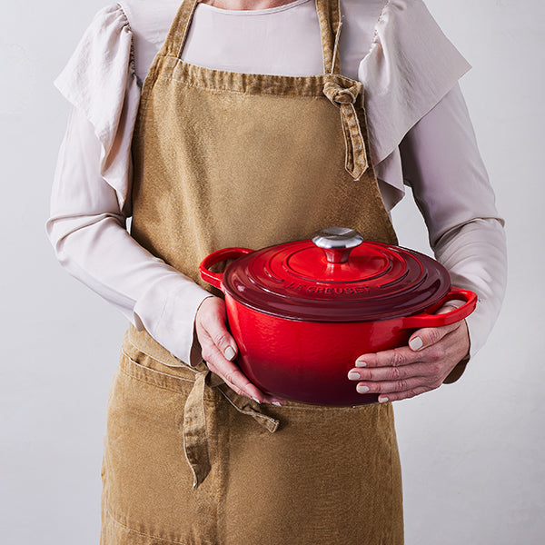 Cocotte fonte rond 24 cm cerise Le Creuset - Mathon - 5