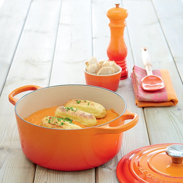 Cocotte fonte rond 26 cm volcanique Le Creuset - Mathon - 3