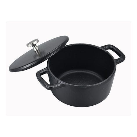 Mini cocotte ronde 10 cm Black Design Baumalu - Mathon - 2
