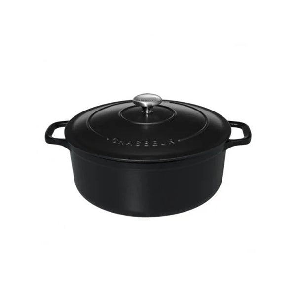 Cocotte ronde en fonte émaillée 20 cm noir mat Chasseur - Mathon - 1