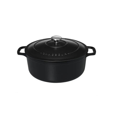 Cocotte ronde en fonte émaillée 20 cm noir mat Chasseur - Mathon - 1