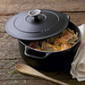 Cocotte ronde en fonte émaillée 28 cm noir mat Chasseur - Mathon - 2