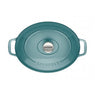 Cocotte ovale en fonte émaillée 33 cm bleu quartz Chasseur - Mathon - 3