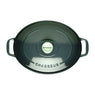Cocotte ovale en fonte émaillée 33 cm vert mélèze Chasseur - Mathon - 2