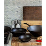 Wok en fonte naturelle 23 cm Lodge - Mathon - 8