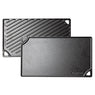 Double plaque réversible Grill & Plancha en fonte naturelle 42 × 24 cm Lodge - Mathon - 1