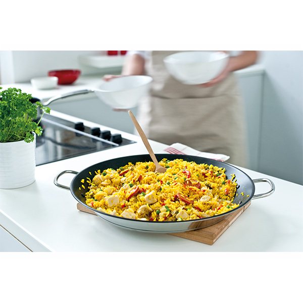 Plat à paëlla aluminium anti-adhérent 38 cm Beka - Mathon - 2