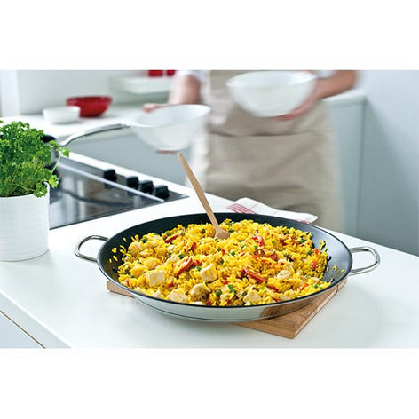Plat à paëlla aluminium anti-adhérent 38 cm Beka - Mathon - 2
