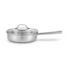 Sauteuse tout inox Cicla 24 cm et couvercle en verre Beka - Mathon - 1