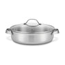 Sauteuse tout inox Cicla 28 cm et couvercle en verre Beka - Mathon - 2