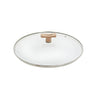 Couvercle verre 24 cm bouton bois de hêtre De Buyer - Mathon - 1