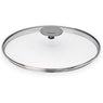 Couvercle verre Cristel Platine 22 cm Cristel - Mathon - 1