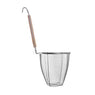 Passoire à mailles fines cuit-pâtes en inox avec poignée bois 13 cm Lacor - Mathon - 2