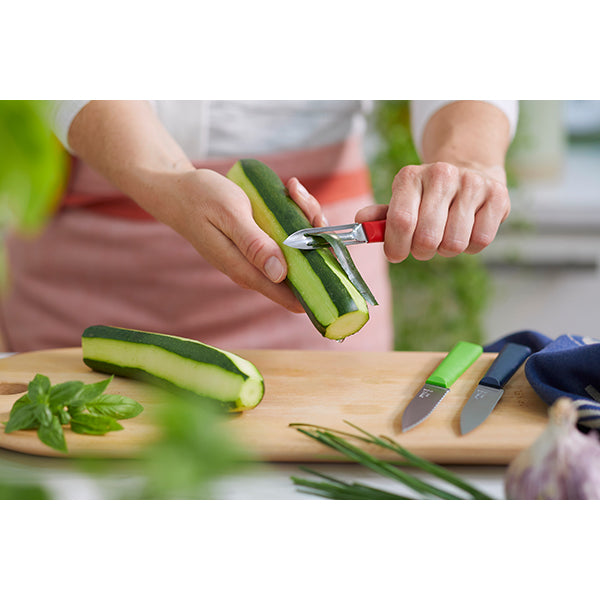 Eplucheur microdenté lame inox 6 cm coloris rouge Opinel - Mathon - 3